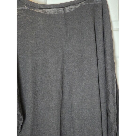 Black Cowl Neck Pullover Sweater 3XL Women’s Lightweight Knit Top Plus Size - Picture 4 of 8